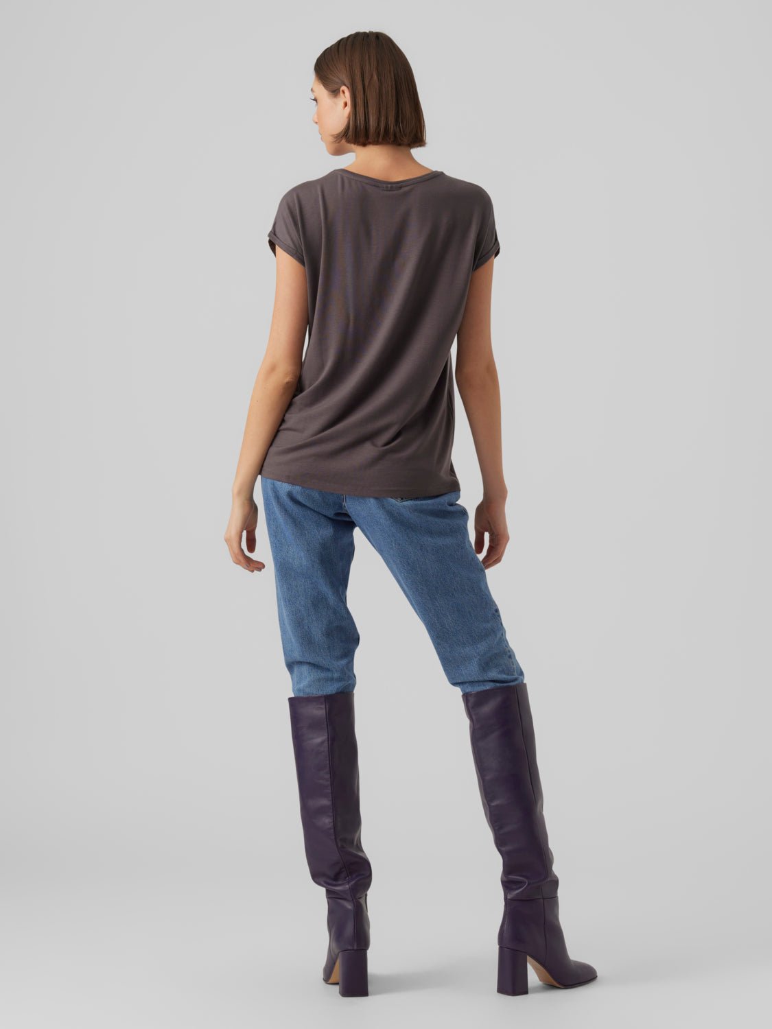 VMAVA T-Shirt - Asphalt - VERO MODA & VILA Bergvik